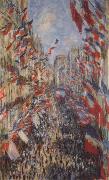 The Rue Montorgueil,3oth of June 1878 Claude Monet